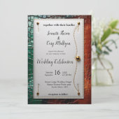 Kunstleer Textuur Kunst design Kaart (Staand voorkant)