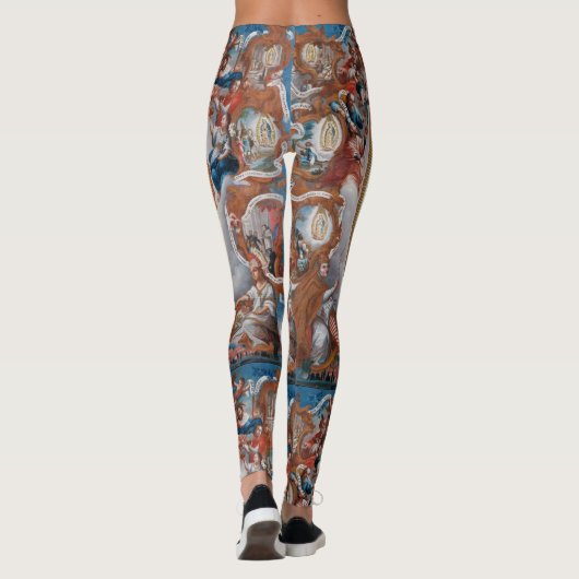 Kunstleggings "Maagd of Guadalupe" Leggings (Achterkant)