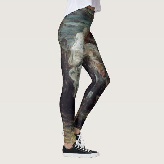 Kunstleggings "Moeder met kind" Leggings (Rechts)