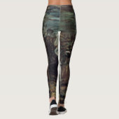 Kunstleggings "Moeder met kind" Leggings (Achterkant)