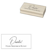 Künstler Dankeschön-Stempel Rubberstempel (Gestempeld)