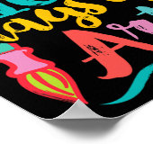 Kunstleraar 100 dagen van de school - 100 dagen va poster (Hoek)