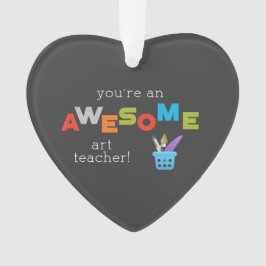 Kunstleraar appreciatiedag verf penseel, Geweldige Ornament