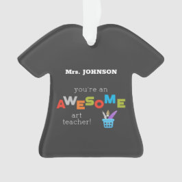 Kunstleraar appreciatiedag verf penseel, Geweldige Ornament