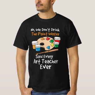 Kunstleraar artiest t-shirt