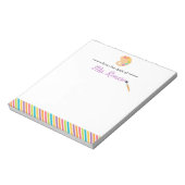 Kunstleraar artistieke schilderende palet notitieblok (Linkerzijde)