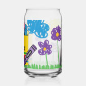 Kunstleraar Blikvorm Glas (Achterkant)