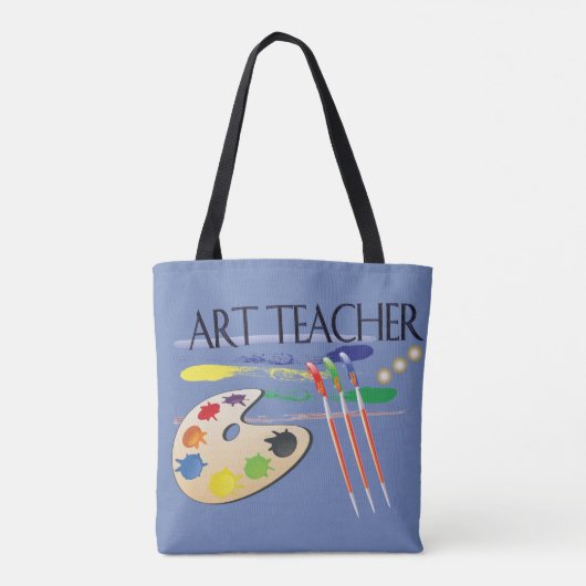 Kunstleraar - Canvas tas (Achterkant)