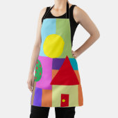 Kunstleraar Colorful Shapes Schort (Insitu)