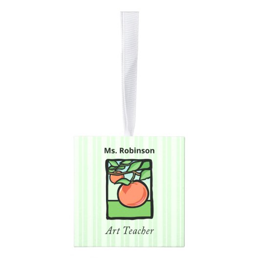 Kunstleraar Dank je, Apple Decoratie (Rechts)