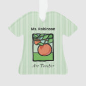 Kunstleraar Dank je, Apple Ornament (voorkant)