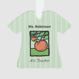 Kunstleraar Dank je, Apple Ornament