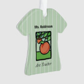 Kunstleraar Dank je, Apple Ornament (voorkant)