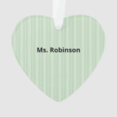 Kunstleraar Dank je, Apple Ornament (achterkant)