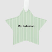 Kunstleraar Dank je, Apple Ornament (achterkant)