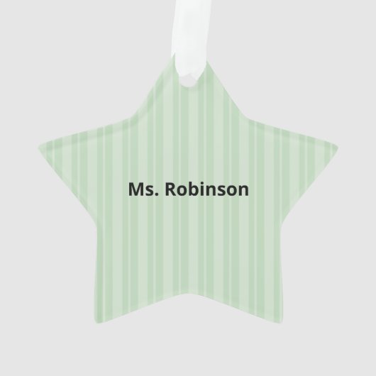 Kunstleraar Dank je, Apple Ornament (achterkant)