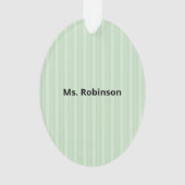 Kunstleraar Dank je, Apple Ornament (achterkant)