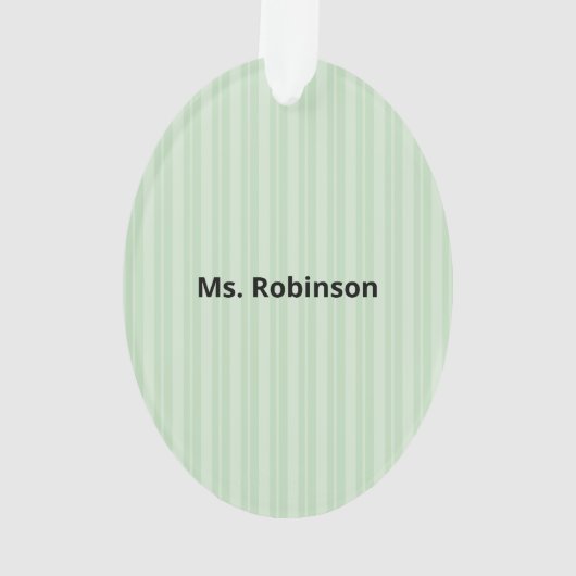 Kunstleraar Dank je, Apple Ornament (achterkant)