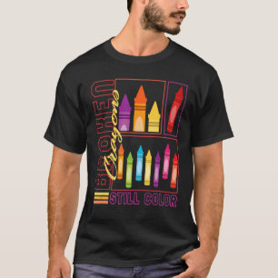 Kunstleraar gebroken kruiken nog steeds in kleur S T-shirt