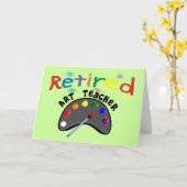 Kunstleraar in ruste Kaarten en cadeautjes (Gele Bloem)