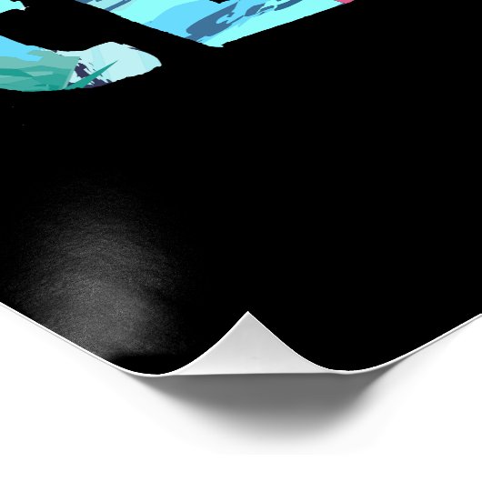 Kunstleraar in ruste perfect poster (Hoek)