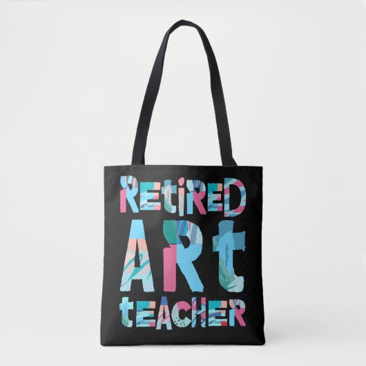 Kunstleraar in ruste tote bag (Voorkant)