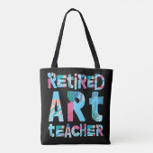 Kunstleraar in ruste tote bag (Achterkant)