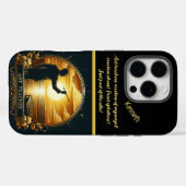 Kunstleraar Inspirerend bij zonsondergang Case-Mate iPhone Case (Achterkant (horizontaal))