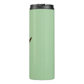 Kunstleraar kleurrijke appel thermosbeker (Achterkant)