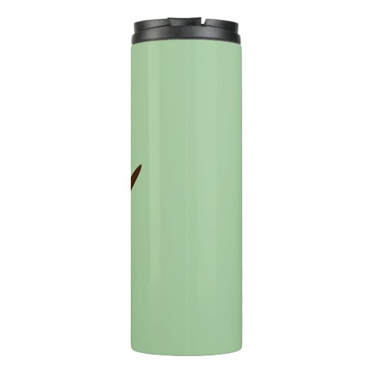 Kunstleraar kleurrijke appel thermosbeker (Achterkant)