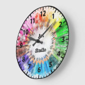 Kunstleraar Kunstwerk Studio Klokkast Grote Klok (Hoek)