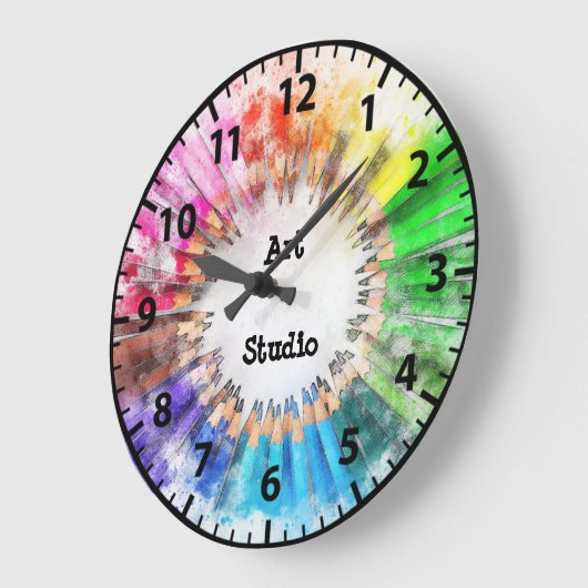 Kunstleraar Kunstwerk Studio Klokkast Grote Klok (Hoek)