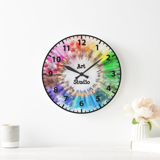 Kunstleraar Kunstwerk Studio Klokkast Grote Klok (Huis)