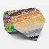 Kunstleraar, oliepastel stropdas (Opgerold)