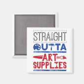 Kunstleraar rechtstreeks externe kunstvoorzieninge magneet (Voorkant / Achterkant)