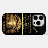 Kunstleraar schildert een rustige zonsondergang Case-Mate iPhone case (Achterkant (horizontaal))