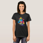 Kunstleraar Spuitverf Spatten T-shirt (Voorkant volledig)