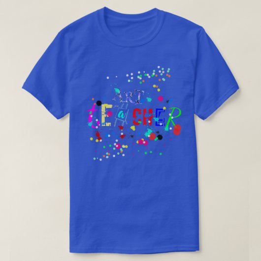 kunstleraar t-shirt (Design voorkant)