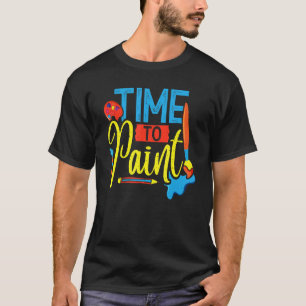Kunstleraar verf artistieke artiest Artsy Crafts S T-shirt