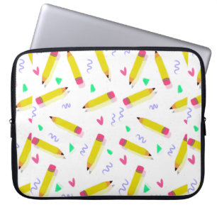 Kunstleraar voorschoolse peuter Goed Eind Jaar Tea Laptop Sleeve