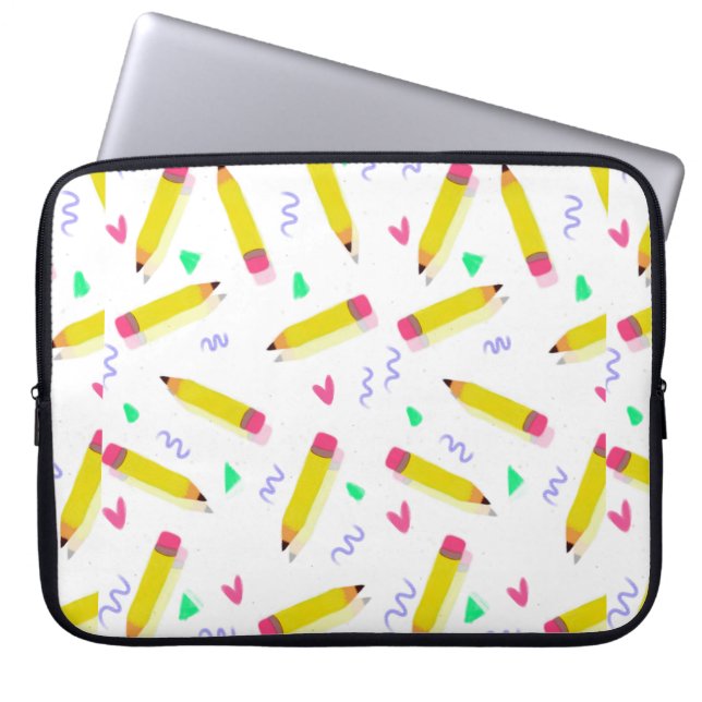 Kunstleraar voorschoolse peuter Goed Eind Jaar Tea Laptop Sleeve (Voorkant)