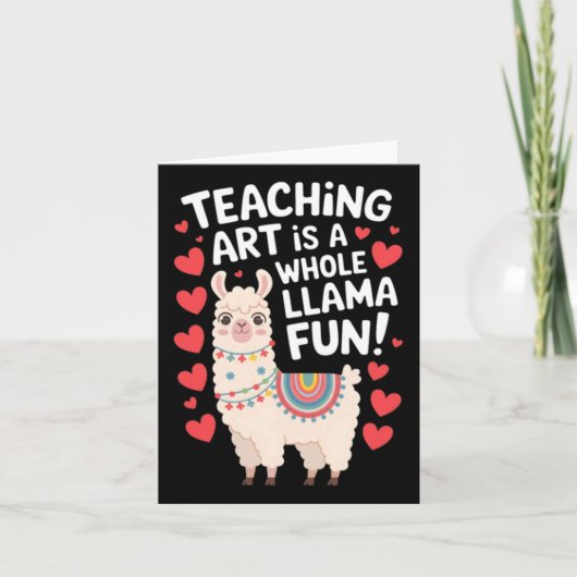 Kunstleraar waardering Lama Kaart (Voorkant)