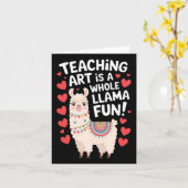 Kunstleraar waardering Lama Kaart (Gele Bloem)