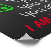 Kunstleraar - wanneer je deze regels voor klasloka poster (Hoek)