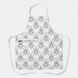 Kunstleraar's hartspatroon schort