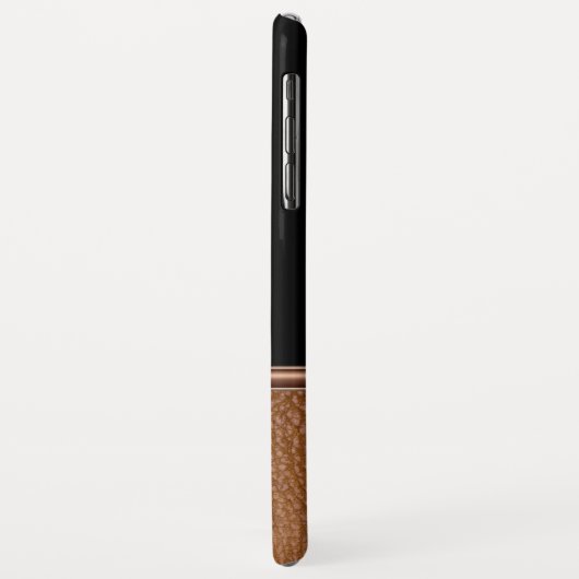 Kunstleren herenmonogram Case-Mate iPhone case (Achterkant/links)