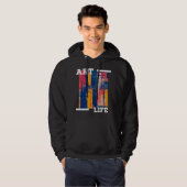 Kunstleven Hoodie (Voorkant volledig)