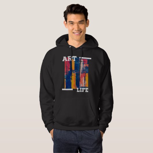 Kunstleven Hoodie (Voorkant volledig)