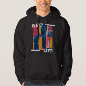 Kunstleven Hoodie (Voorkant)