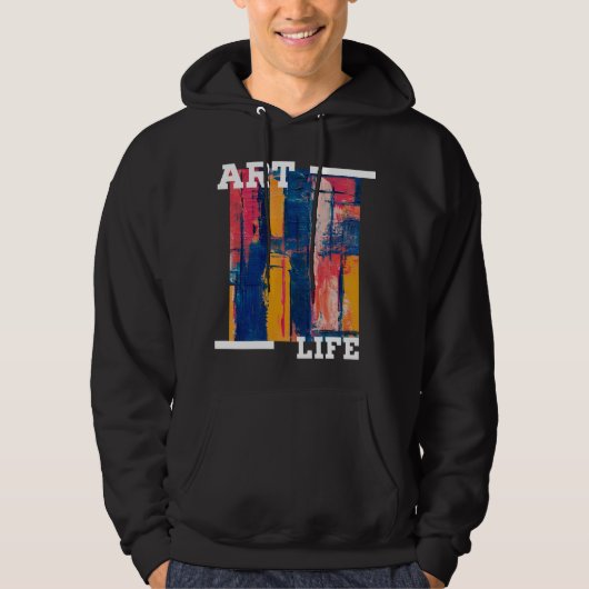 Kunstleven Hoodie (Voorkant)